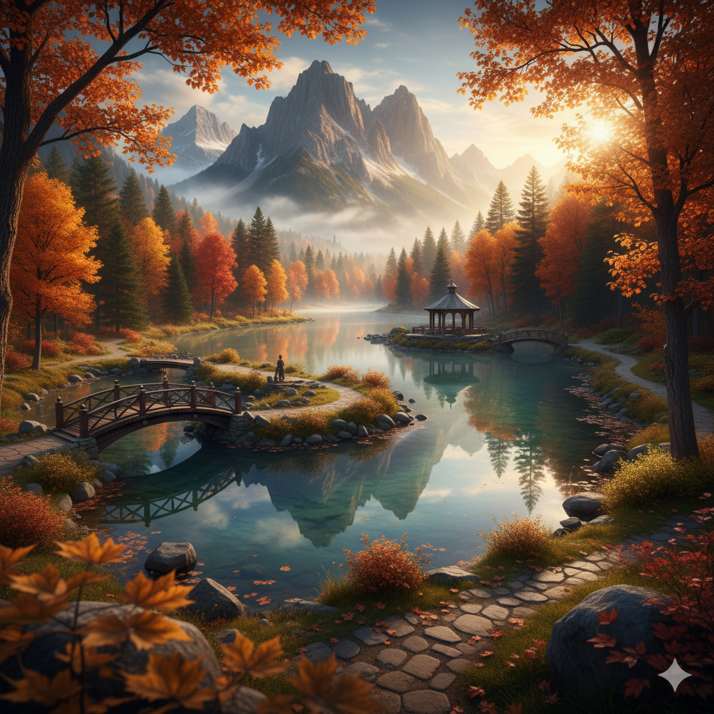 Autumn Forest Garden