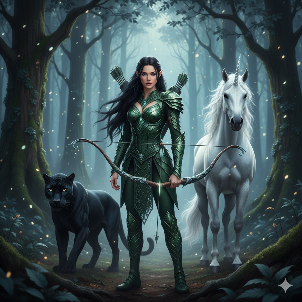 Elf Warrior Forest 2
