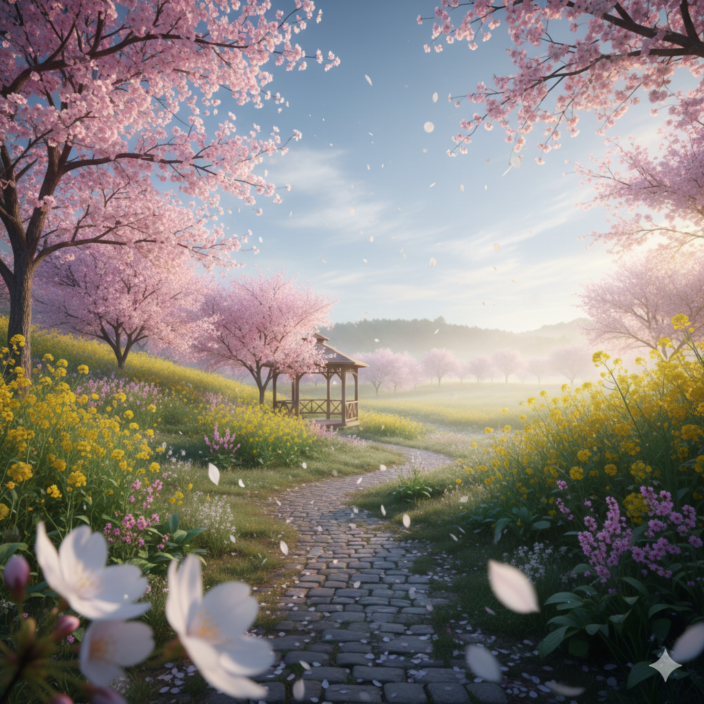 Spring Blossom Garden